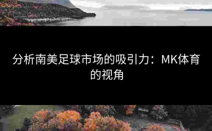 分析南美足球市场的吸引力：MK体育的视角