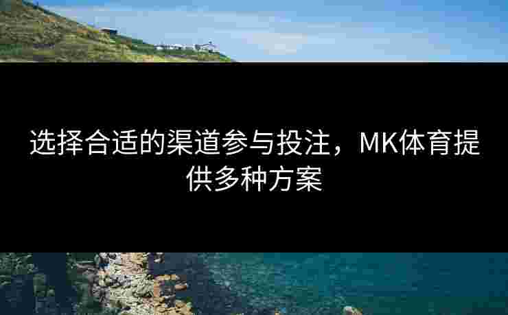 选择合适的渠道参与投注，MK体育提供多种方案